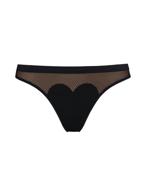 heartbreakerpush up bra | black mesh and sand