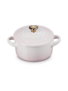 Le Creuset - Petite Round Casserole With Heart Knob -uunivuoka 250 ml, 10 cm - SHELL PINK | Stockmann