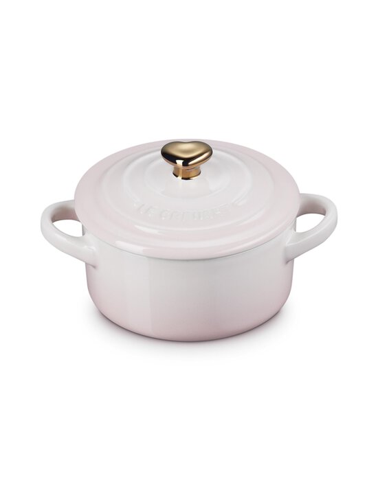 Le Creuset - Petite Round Casserole With Heart Knob -uunivuoka 250 ml, 10 cm - SHELL PINK | Stockmann - photo 1