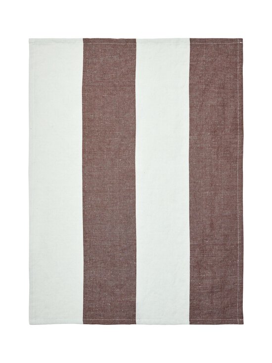 Ferm Living - Hale-keittiöpyyhe - CHESTNUT/FROSTED LIME | Stockmann - photo 1