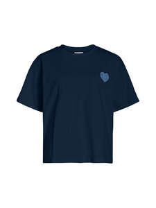 Vila - T-särk Vimonie Heart - NAVY BLAZER DETAIL:LIGHT BLUE DENIM HEART | Stockmann