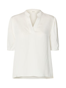 Selected - SlfLaurina 2/4 Sleeve blūze - SNOW WHITE | Stockmann