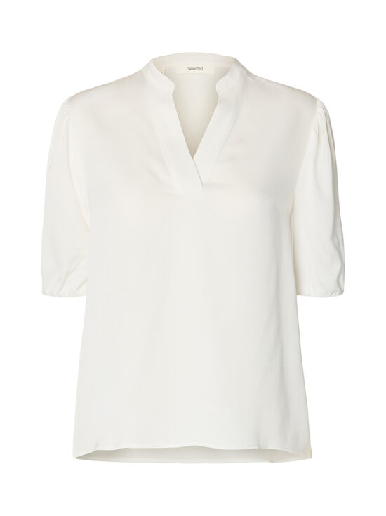 Selected - SlfLaurina 2/4 Sleeve blūze - SNOW WHITE | Stockmann - photo 1