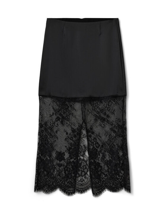 Sofie Schnoor - SeleneSW Satin Lace -hame - 1000 BLACK | Stockmann - photo 1
