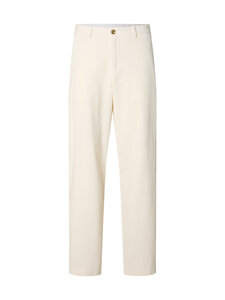 Selected - Loose Luke -vakosamettihousut - EGRET | Stockmann