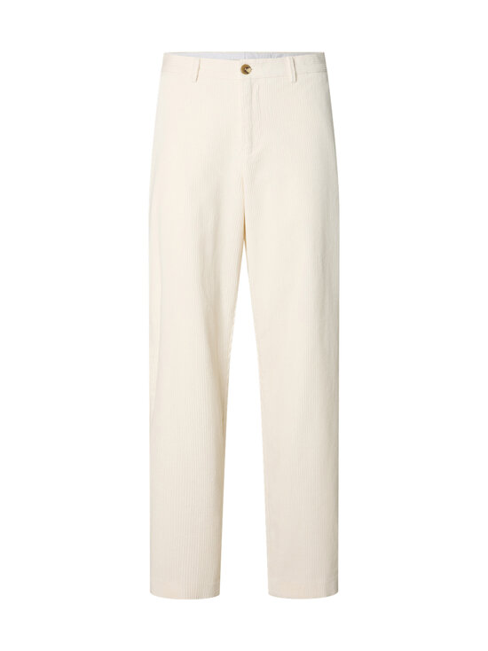 Selected - Loose Luke -vakosamettihousut - EGRET | Stockmann - photo 1
