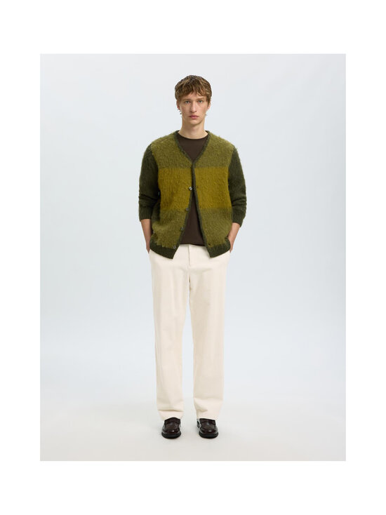 Selected - Loose Luke -vakosamettihousut - EGRET | Stockmann - photo 3
