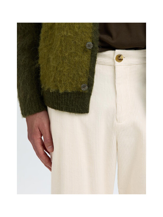 Selected - Loose Luke -vakosamettihousut - EGRET | Stockmann - photo 6