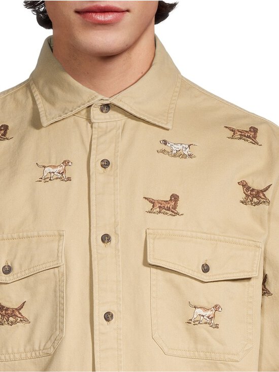 GANT - Relaxed Embroidered Twill krekls ar apkakli - 232 OAK BEIGE | Stockmann - photo 5