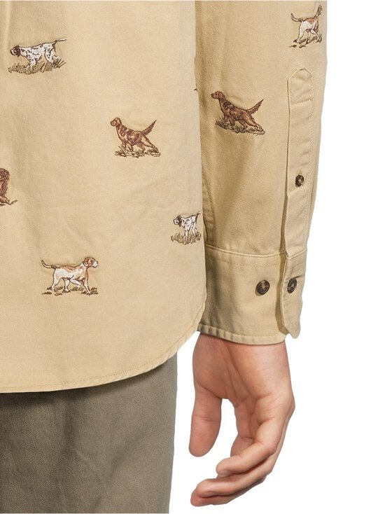 GANT - Relaxed Embroidered Twill krekls ar apkakli - 232 OAK BEIGE | Stockmann - photo 6