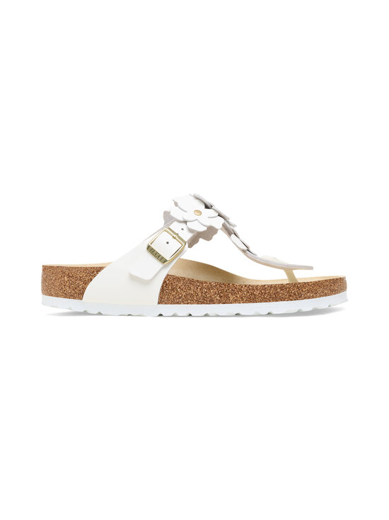 BIRKENSTOCK - Gizeh Flower ādas sandales - WHITE | Stockmann - photo 1