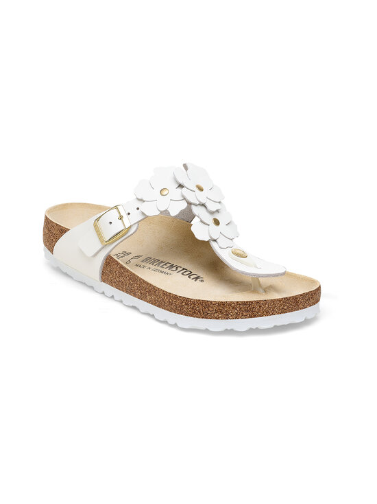 BIRKENSTOCK - Gizeh Flower ādas sandales - WHITE | Stockmann - photo 3