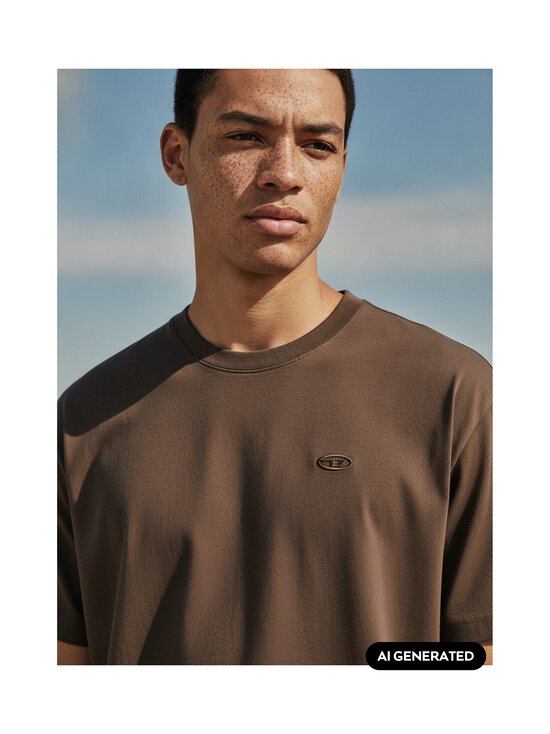 Diesel - T-Boggy-Megoval-D t-paita - A11302 0HGAM 97R WREN | Stockmann - photo 5