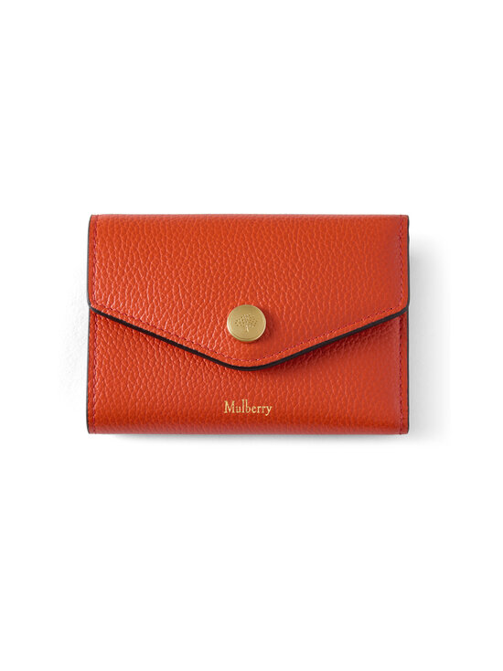Mulberry - Folded Multi-Card Wallet -nahkalompakko - N663 CORAL ORANGE | Stockmann - photo 1