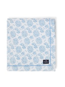 Lexington - Floral Printed Organic Cotton -pöytäliina - BLUE/WHITE | Stockmann
