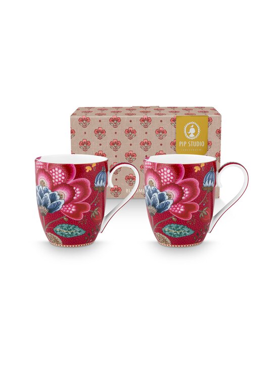 PIP Studio - Blooming Tales Fantasy -muki 2-pack - DARK RED | Stockmann - photo 1