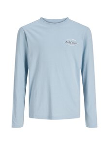 JACK & JONES junior - JjBrandon Crew Neck -paita - CELESTIAL BLUE PRINT:SMALL PRINT | Stockmann