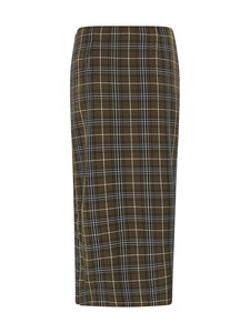 Gestuz - GZaleya High Waist svārki - 160 GREEN OLIVE CHECK | Stockmann