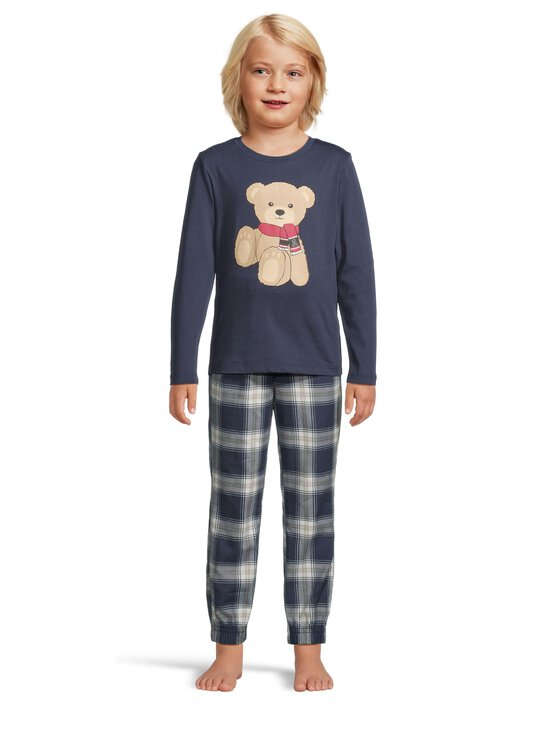 Bogi - Neppe flaneļa pidžama, 2 daļas - BLUE COMBO | Stockmann - photo 2