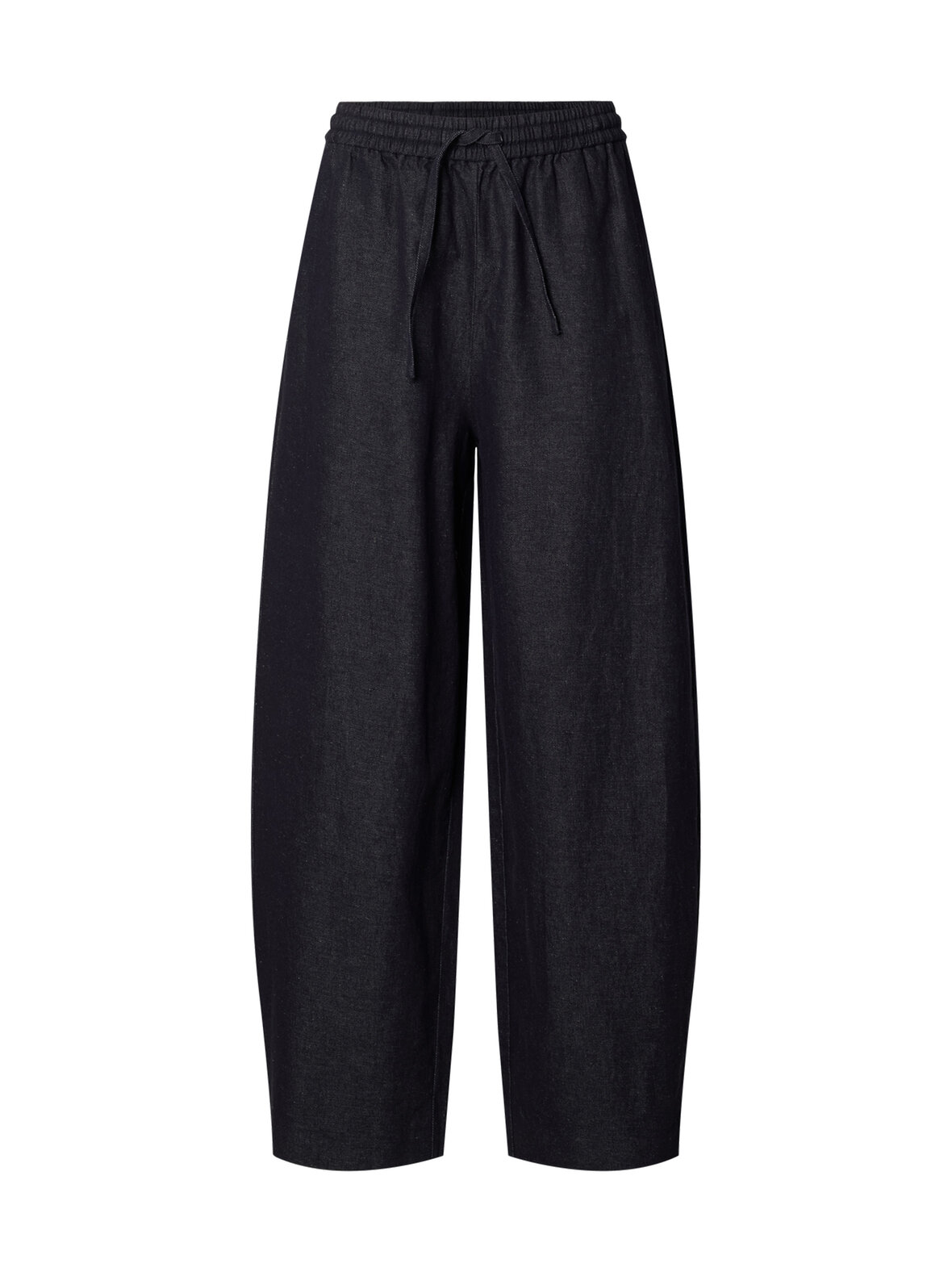 SlfLoose Willow Mid Waist Linen -tynnyrilahkeiset housut