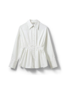 Sofie Schnoor - Mikrasw Fitted Pleated-paita - 0101 OFF WHITE | Stockmann
