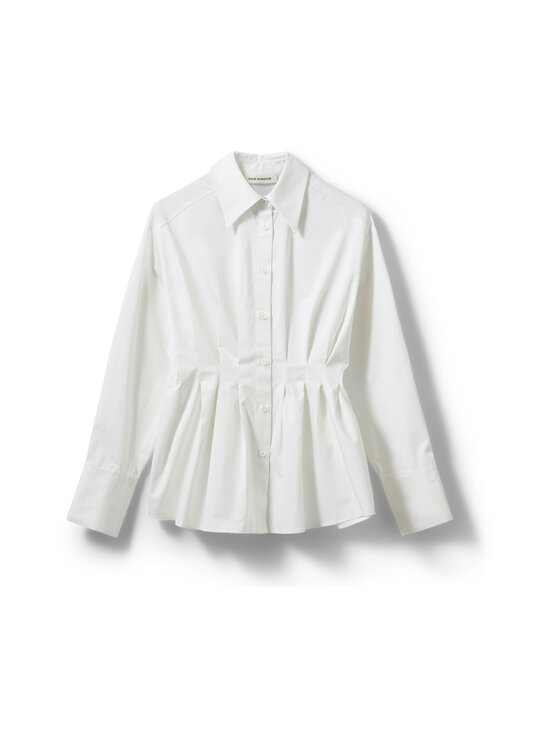 Sofie Schnoor - Mikrasw Fitted Pleated-paita - 0101 OFF WHITE | Stockmann - photo 1