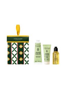 L'Occitane en Provence - Amande Ornament -lahjapakkaus 20 + 30 + 35 ml | Stockmann