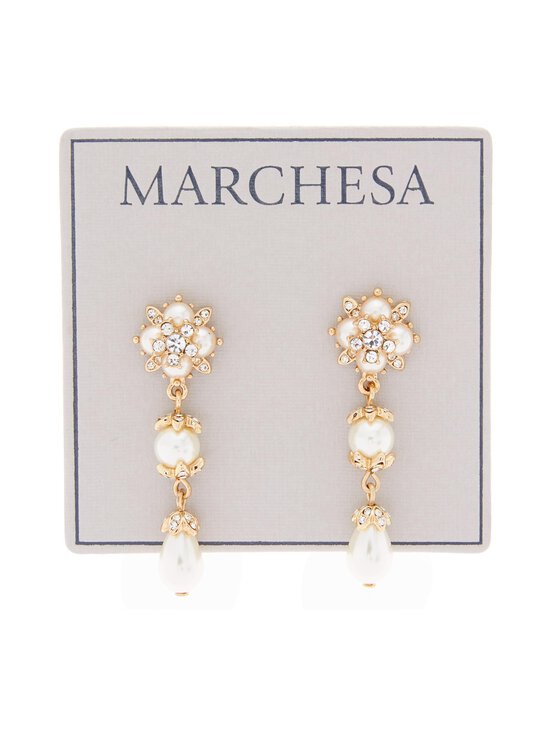 Marchesa - Pe Pearl Linear auskari - GOLD / WHITE - photo 2 Marchesa - Pe Pearl Linear auskari - GOLD / WHITE | Stockmann - photo 2