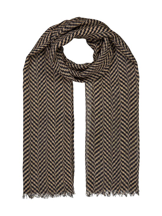 A+more - Ofelia vilnas šalle 70 x 190 cm - BEIGE/BLACK | Stockmann - photo 1