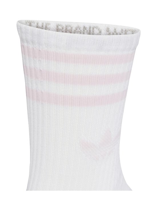 adidas Originals - 3 Stripes Crew -sukat 3-pack - JV7405 WHITE/BLACK/CLPINK - photo 4 adidas Originals - 3 Stripes Crew -sukat 3-pack - JV7405 WHITE/BLACK/CLPINK | Stockmann - photo 4