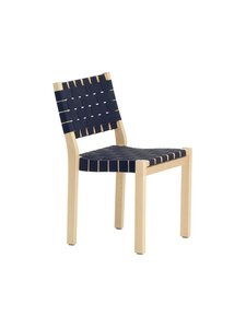 Artek - Tuoli 611 - KOIVU,MUSTA,SININEN Artek - Tuoli 611 - KOIVU,MUSTA,SININEN | Stockmann