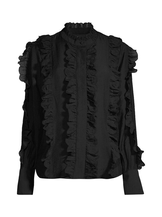 SECOND FEMALE - Cally Frill blūze - 8001 BLACK | Stockmann - photo 1