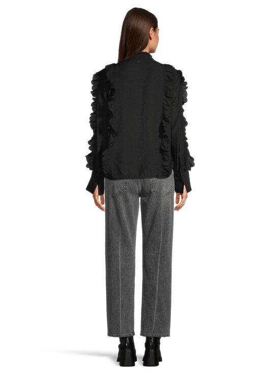 SECOND FEMALE - Cally Frill blūze - 8001 BLACK | Stockmann - photo 3