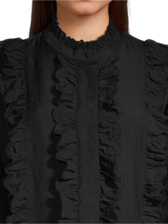 SECOND FEMALE - Cally Frill blūze - 8001 BLACK | Stockmann - photo 4
