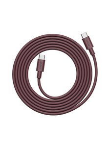 Avolt - Cable 1 USB C to USB C -latauskaapeli 2 m - MULBERRY RED | Stockmann