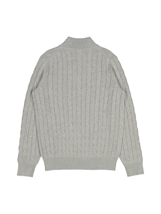 GANT - Cotton Cable Half Zip -palmikkoneule - 93 GREY MELANGE - photo 2 GANT - Cotton Cable Half Zip -palmikkoneule - 93 GREY MELANGE | Stockmann - photo 2