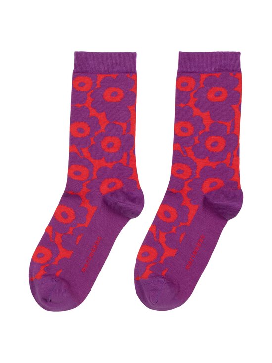 Marimekko - Linjaus Unikko zeķes - 430 VIOLET, RED - photo 1 Marimekko - Linjaus Unikko zeķes - 430 VIOLET, RED | Stockmann - photo 1