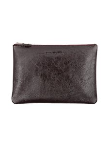 Marimekko - Large Pouch Patent -pussukka - 300 DARK WINE RED | Stockmann
