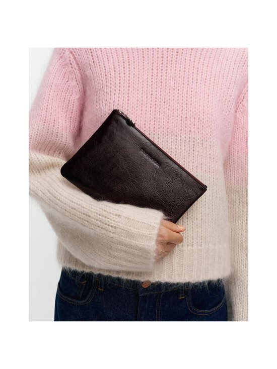 Marimekko - Large Pouch Patent -pussukka - 300 DARK WINE RED | Stockmann - photo 3