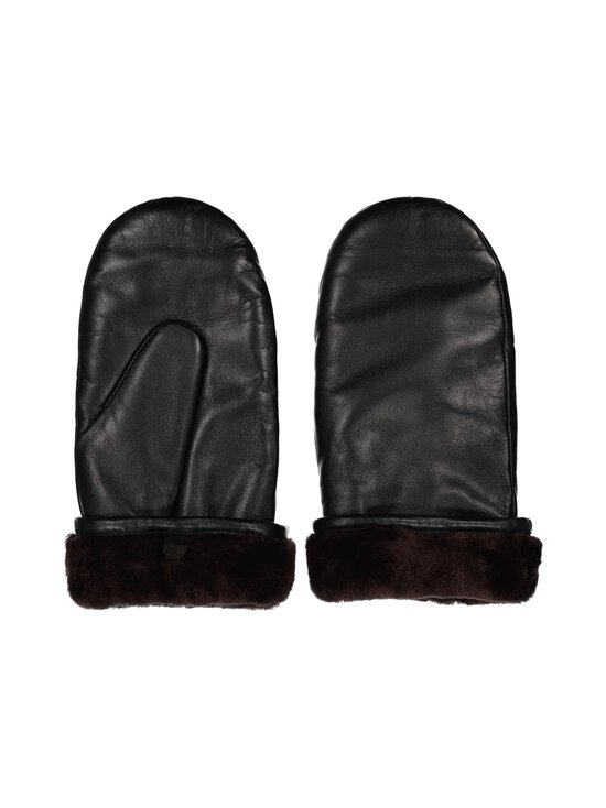 CONSTRUE - Nelson- nahkalapaset turkisvuorella - BLACK | Stockmann - photo 4