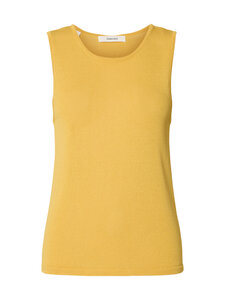 Selected - SlfMoon Striped -neuletoppi - OCHRE | Stockmann
