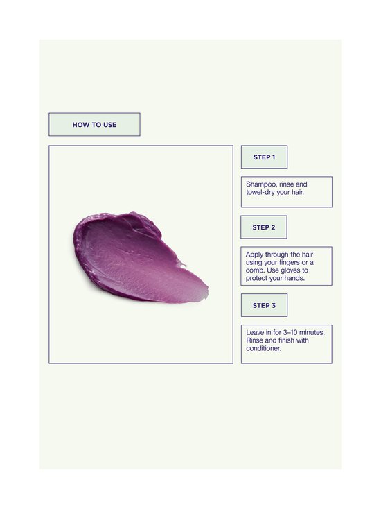 Maria Nila - Colour Refresh -hiusnaamio - LAVENDER - photo 3 Maria Nila - Colour Refresh -hiusnaamio - LAVENDER | Stockmann - photo 3