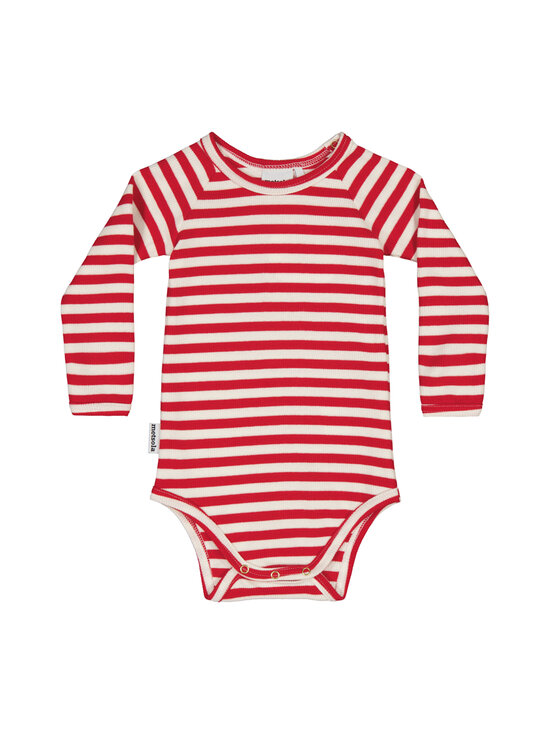 Metsola - Striped Rib bodijs - POPPY / VANILLA | Stockmann - photo 1