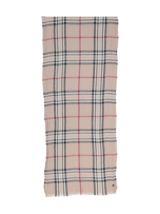 Fraas - Fraas Checked -puuvillahuivi 40 x 180 cm - 170 BEIGE | Stockmann - photo 3