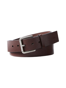 Calvin Klein Bags & Accessories - Casual Roller Buckle ādas josta - P5L CK CHESTNUT BROWN / ANTIQUE SILVER | Stockmann