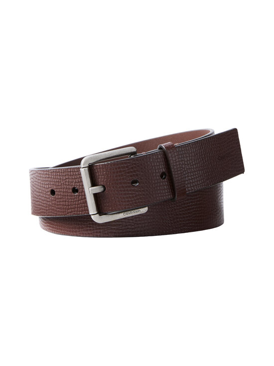 Calvin Klein Bags & Accessories - Casual Roller Buckle ādas josta - P5L CK CHESTNUT BROWN / ANTIQUE SILVER | Stockmann - photo 1