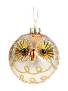 Weiste - Owl-joulupallo - BROWN | Stockmann