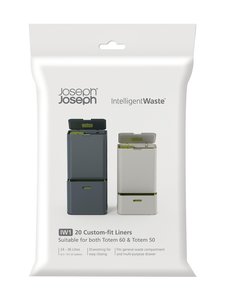Joseph Joseph - Intelligentwaste IW1 Linersi prügikott 24-36 l, 20 tk - VALKOINEN | Stockmann