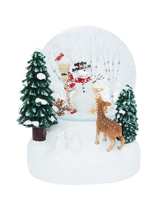 Casa Stockmann - Snowman With Light -lumisadepallo valolla - WHITE | Stockmann - photo 2