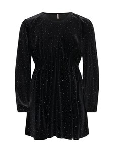 KIDS ONLY - Satiinkleit KogVella O-Neck - BLACK DETAIL:STUDS | Stockmann
